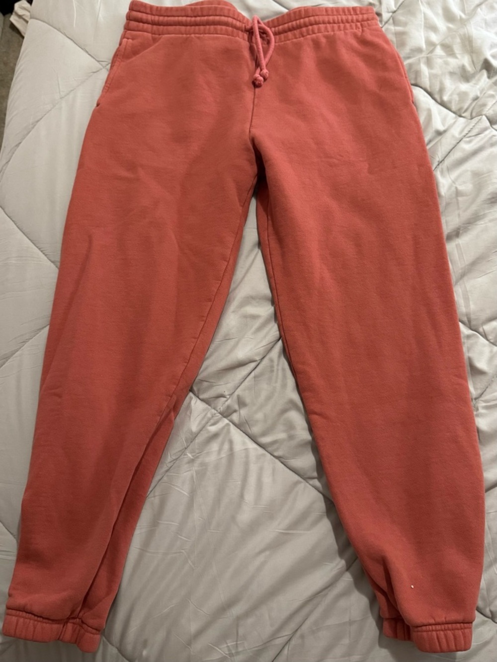 TNA cozy fleece perfect trackpants cuffed leg